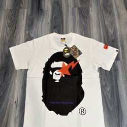 White Bape Tee