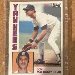 Don Mattingly Topps Rookie Cards (2)