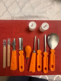Pumpkin carving pouches