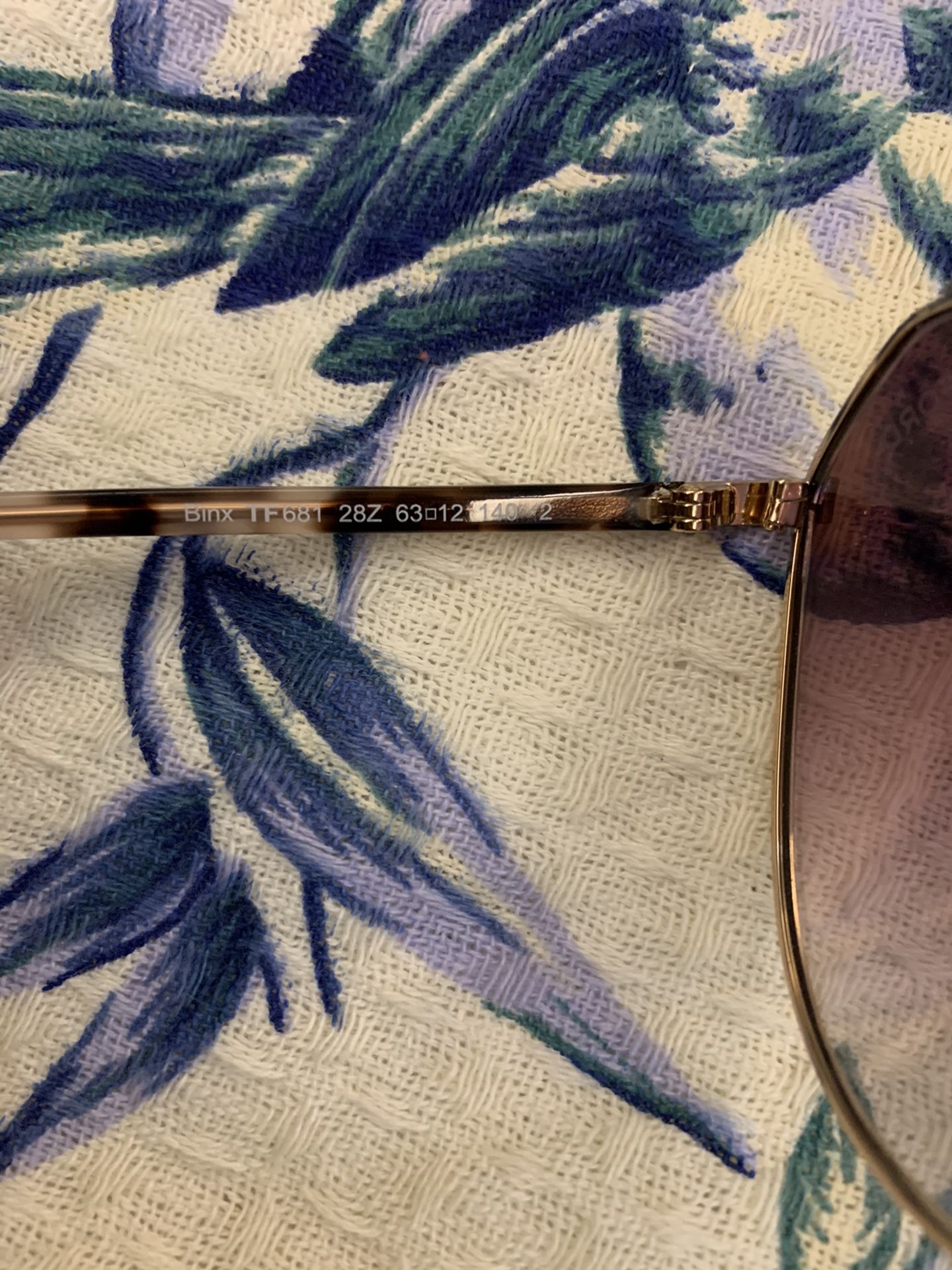 Tom Ford Binx 63mm Aviator Sunglasses