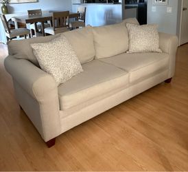 Cream color sofa 85”