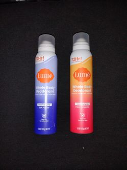 Lumē  (Soft Powder)  &  Lumē  (Clean Tangerine)