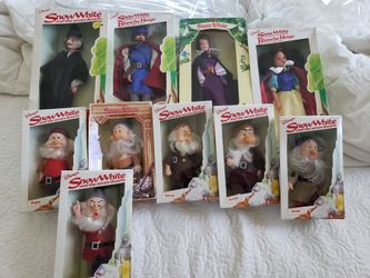 1980 Snow White collectables dolls