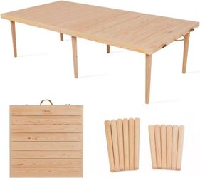 Boho Folding Picnic Table, 60x30 Inch