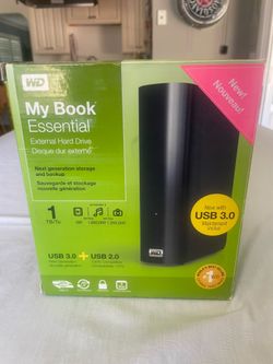 WD My Book Essential 1TB External Hard Drive