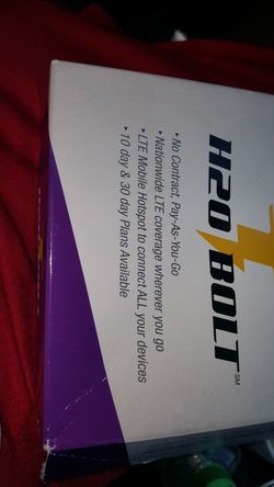 H20 bolt at&t mobile spot