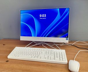 HP All-in-One Desktop Computer with Keyboard and Mouse
