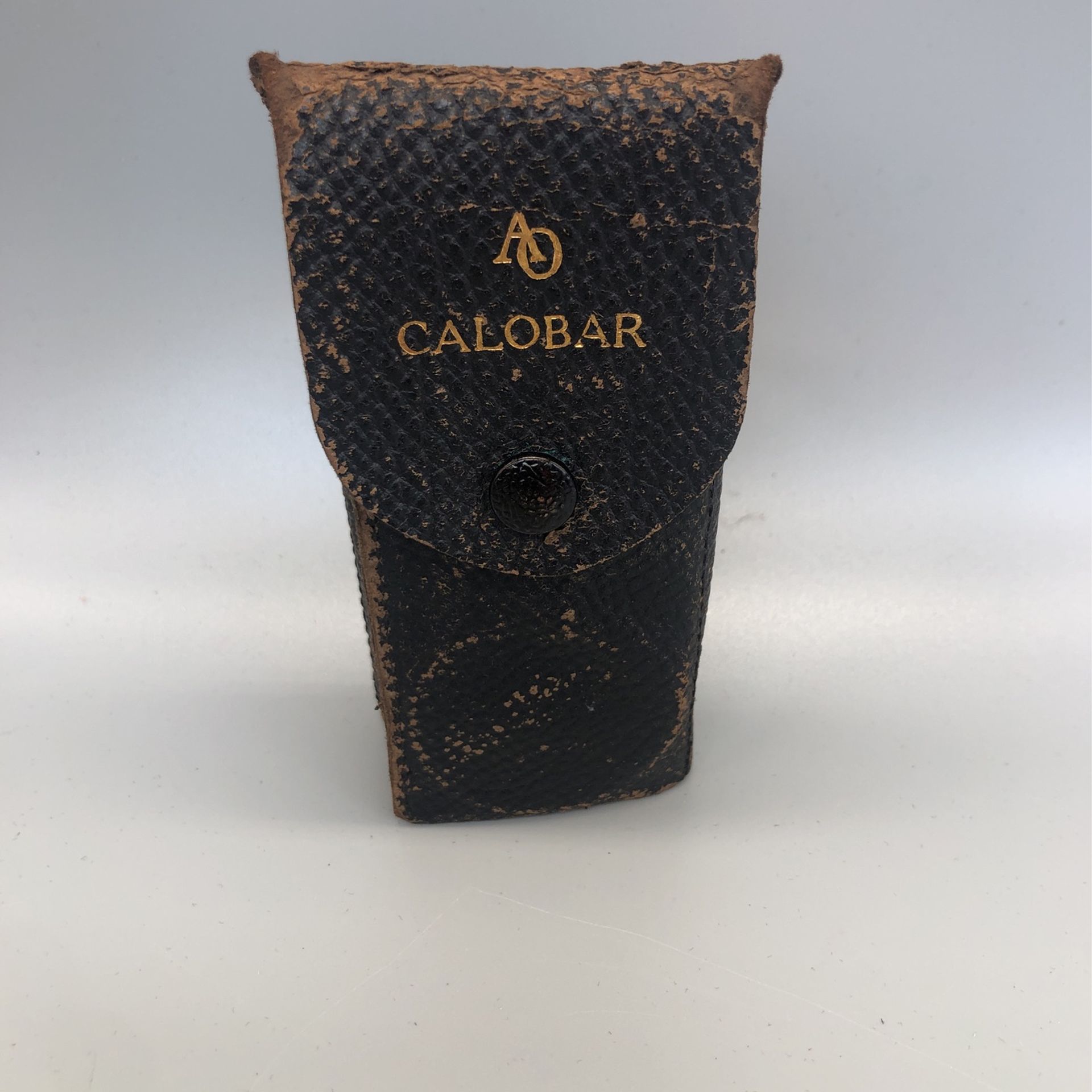 Vintage AO American Optical Calobar green lens with case