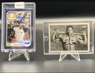 2 Iconic Bo Jackson Baseball Cards