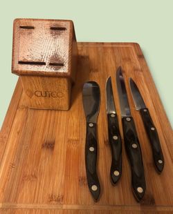 Cutco Knives set with block (Sharpened)