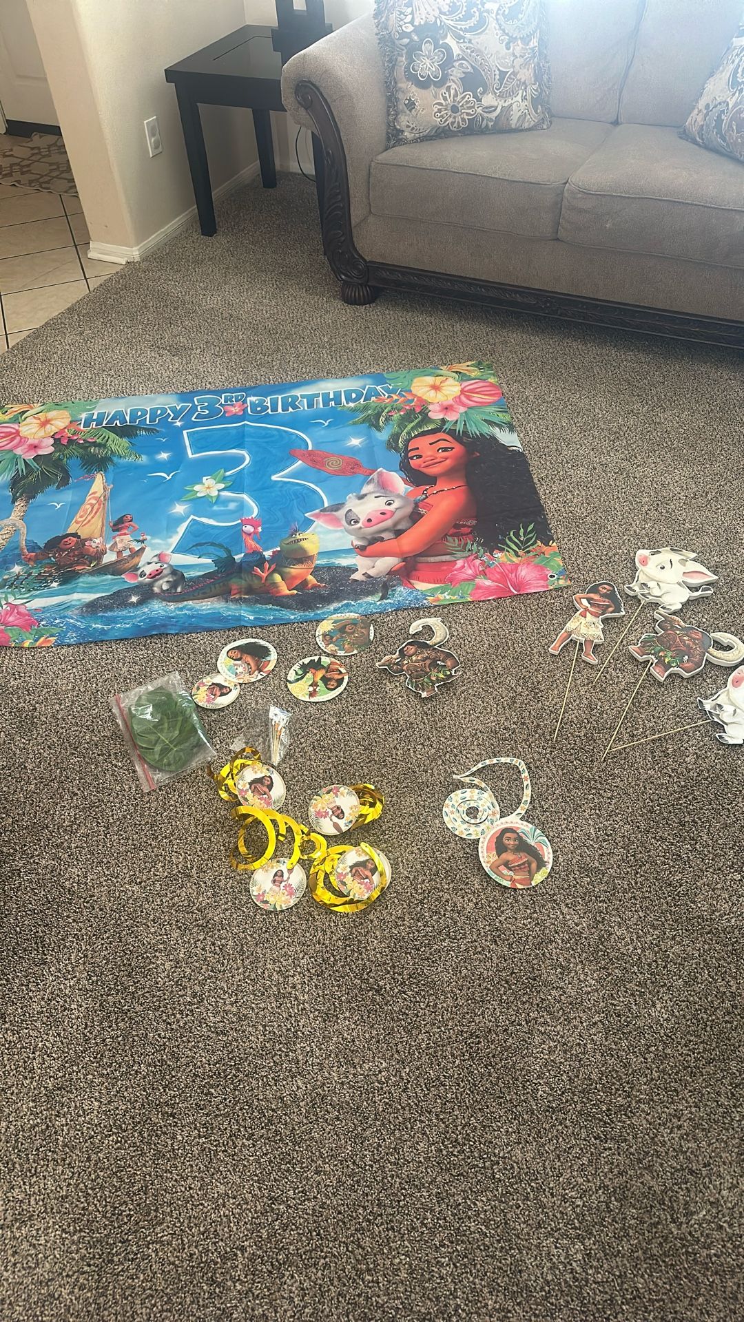 Moana Birthday Decoration