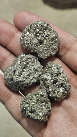 200 Grams Pyrite Silver Crystals