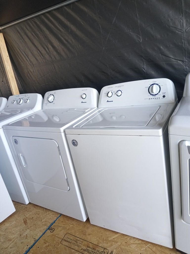 Amana Washer And Dryer Set Both Works Good π―2οΈβ£ Months Warranty π