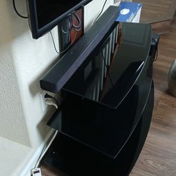 55 Inch Flat-screen TV plus mount Stand Almost New