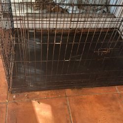 XXL DOG CAGE W TRAY