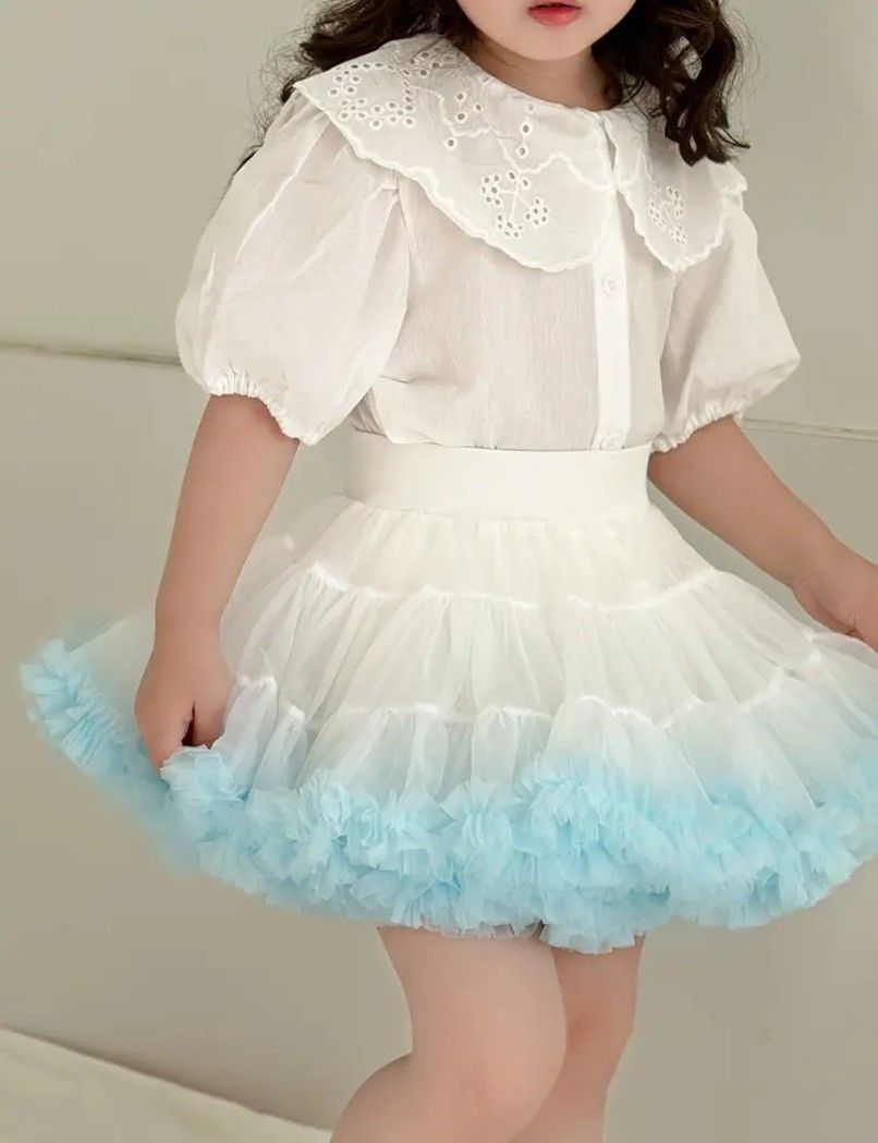 Ivory White Tutu Skirt Size 4T & 5T.