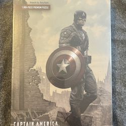 New Sealed Mondo Captain America: The First Avenger 1000 Piece Premium Puzzle