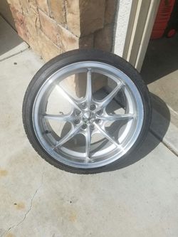 18" solo rim & tire
