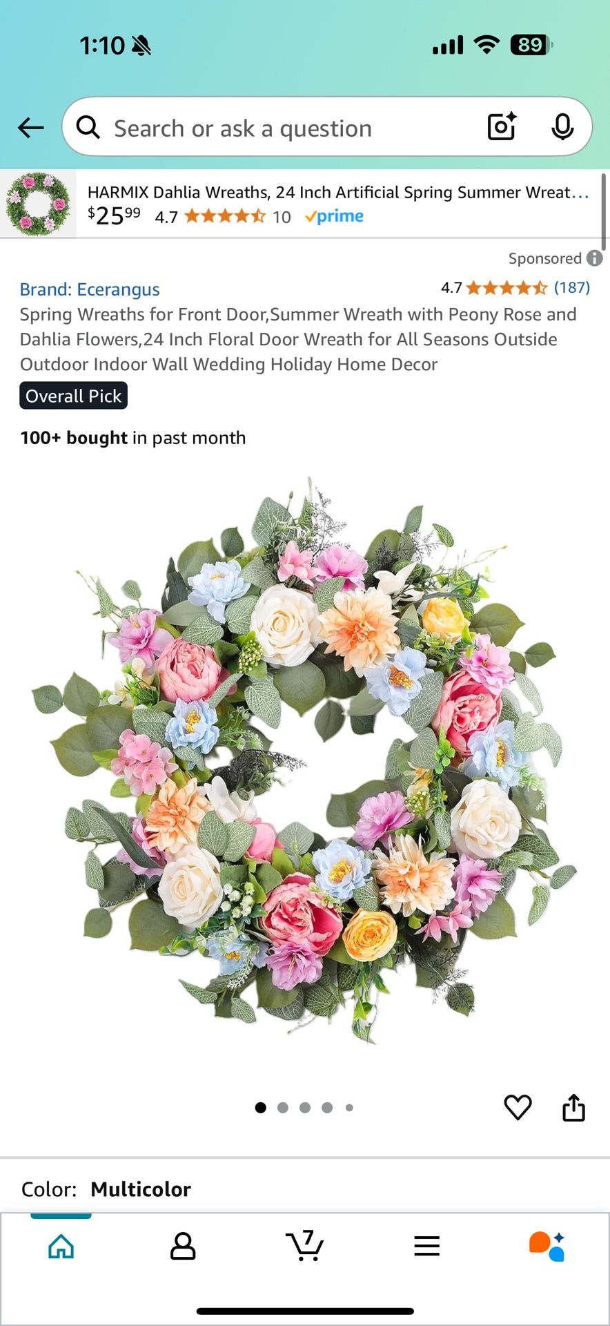 24in Spring Wreath
