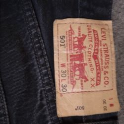 Levi's 501 Black 
