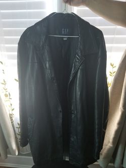 Gap Mens Leather Jacket