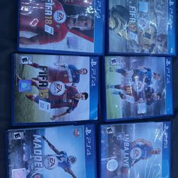 SIX PS4 Games 