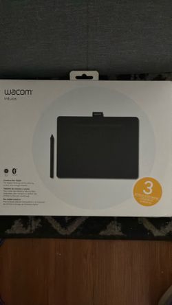 "Wacom Intuos Medium Bluetooth CTL-6100 - Like New with Pen"