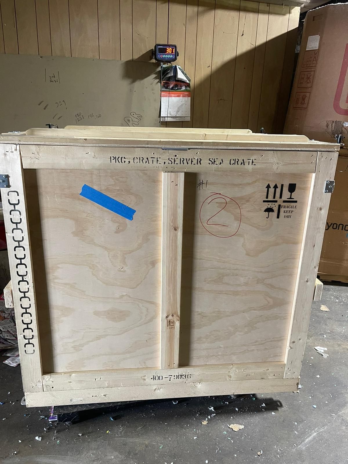 Large Wood Shipping Crates Available 