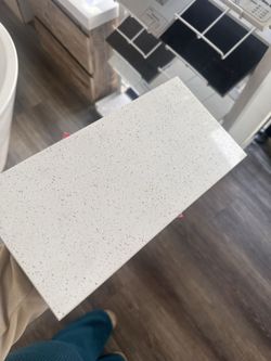 Sparkle White Countertop 2x9