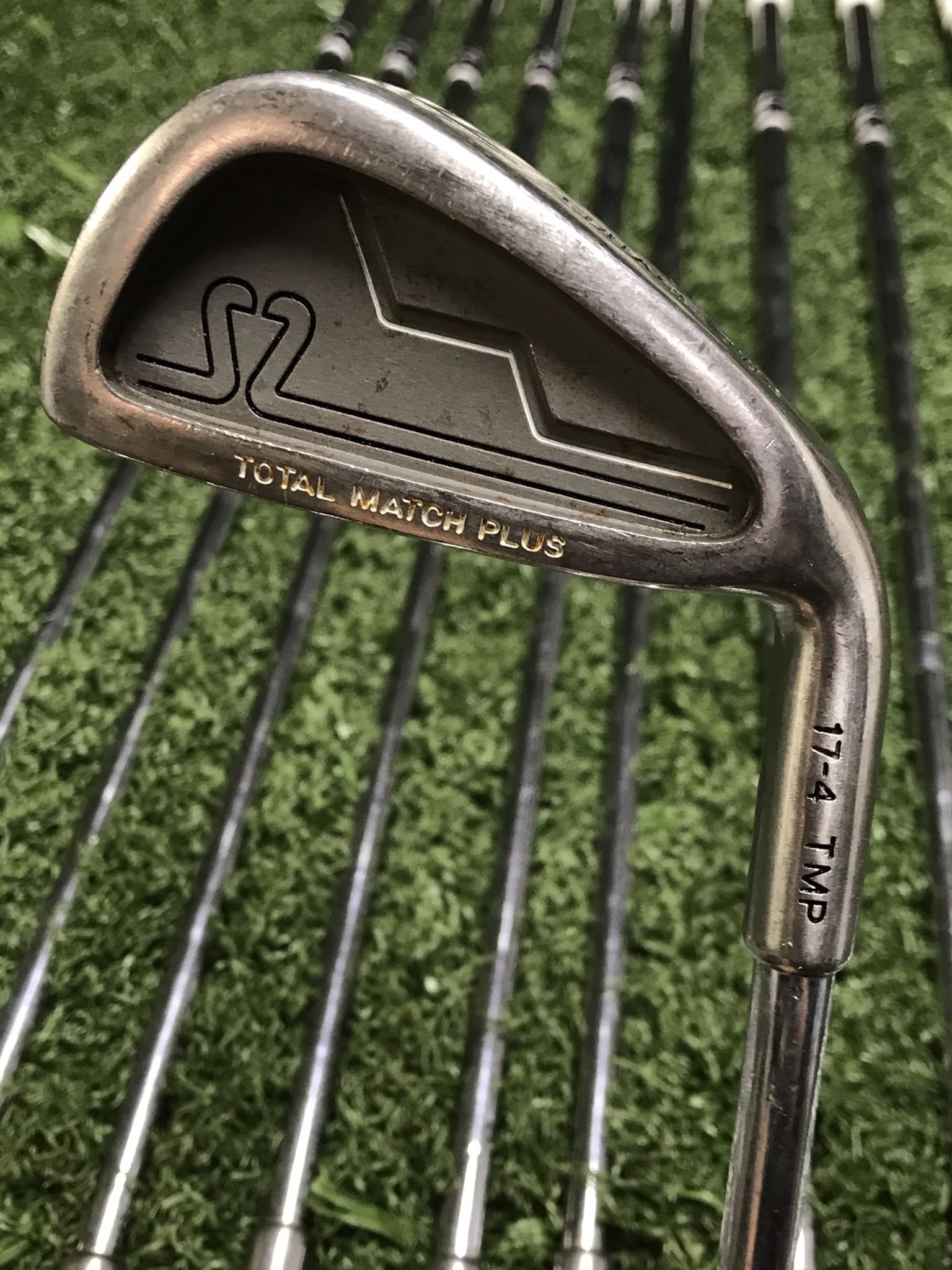 +1 Extended-Square Two 17-4 TMP Iron Set 1-PW & SW, Regular Shaft, 7 Iron Is A Diferent Model