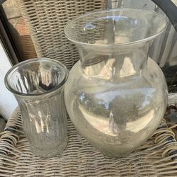 Two Glass Vases