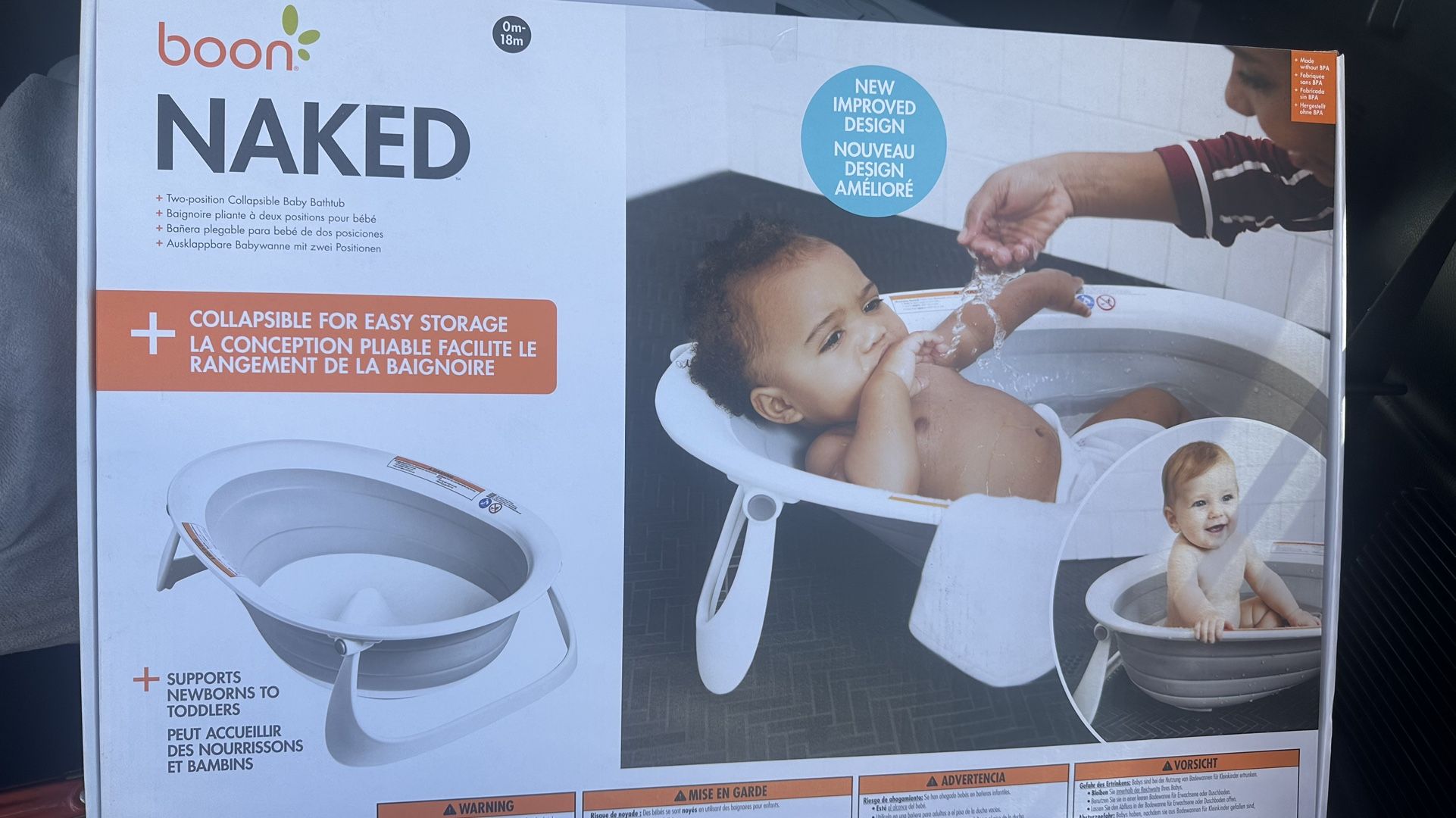 Boon Naked Collapsible Baby Bathtub