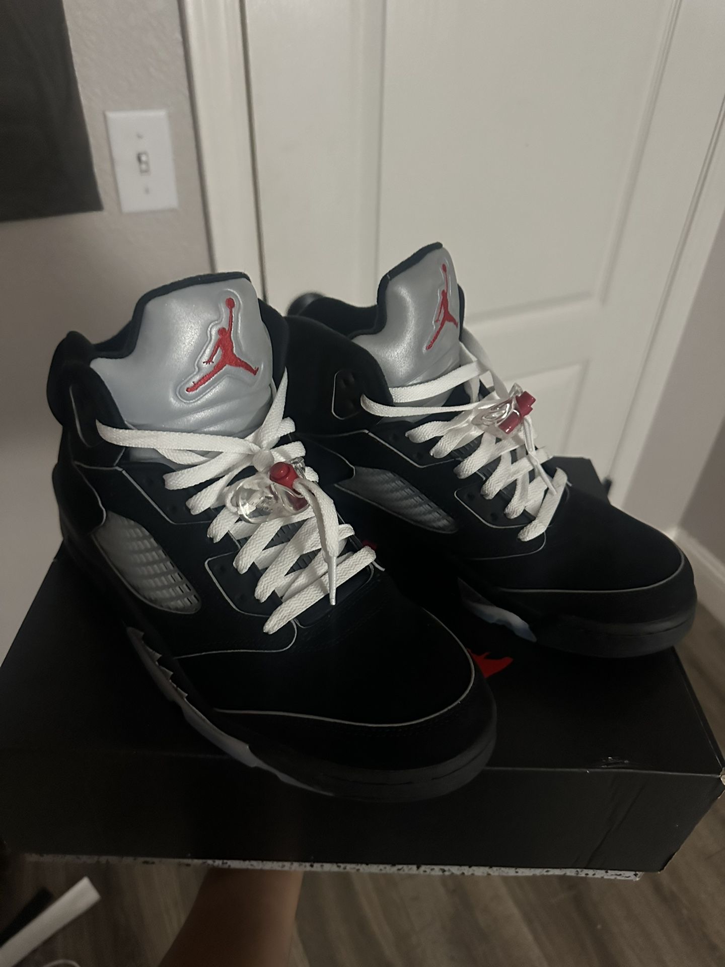 Jordan 5s Black Metallic