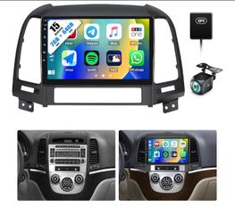 New 2+64G] Android 13 Car Stereo for Hyundai Santa Fe 2006-2012 located in yucaipa