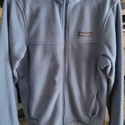 Columbia Full Zip Fleece Mens Jacket Small