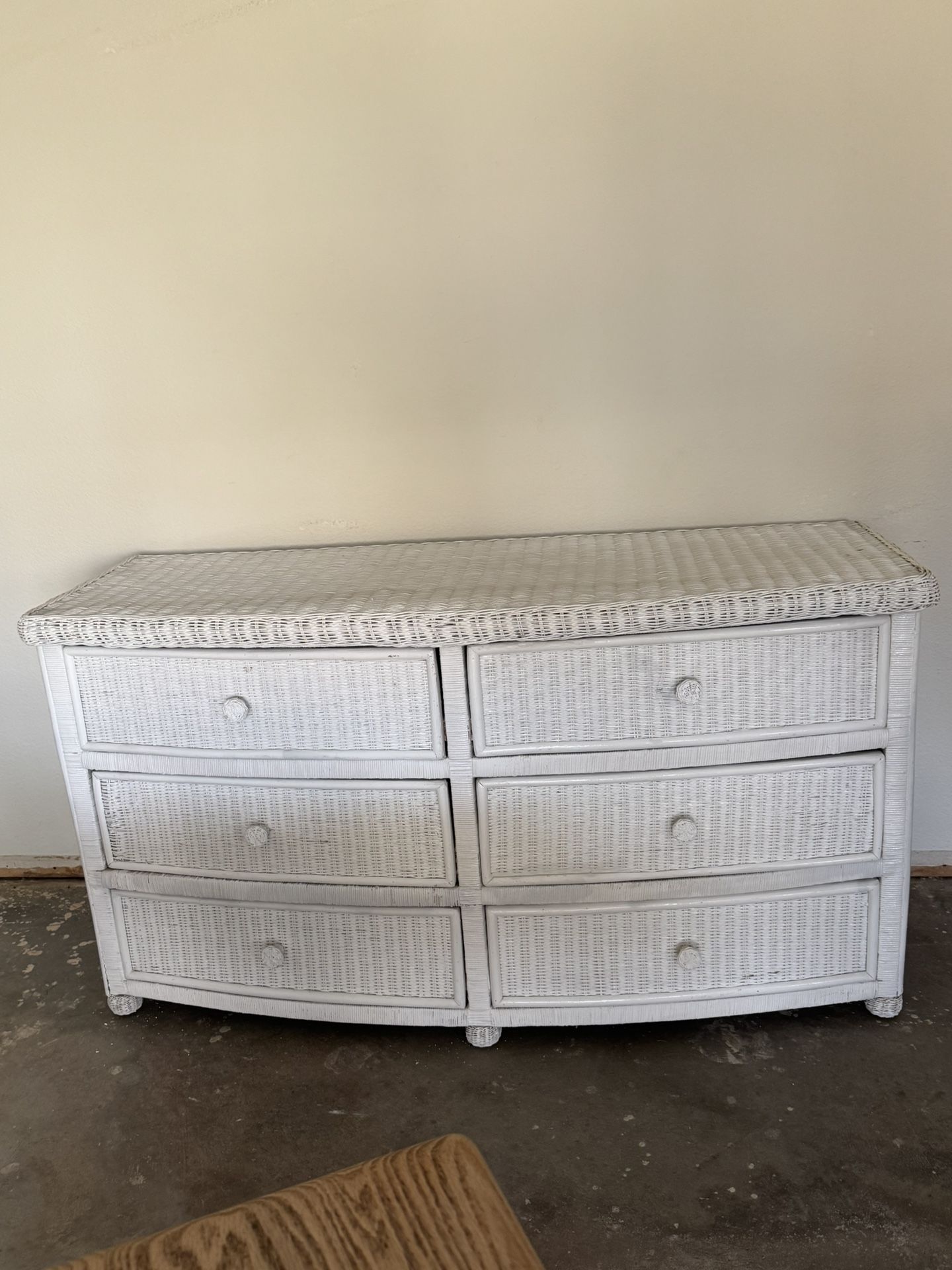 Dresser Wicker Pier 1 Rattan 60” Long 32” Tall 24” Wide