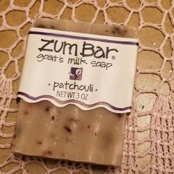 Zum Bar Goat's Milk Soap Patchouli  Indigo Wild 3 OZ NEW
