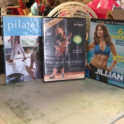 3 Work-Out DVDs $2. Ea. 