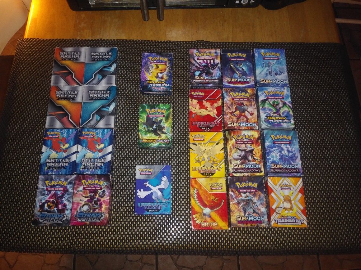 Pokemon 23 Packs 60 Cards Per Pack! Card Condition Is Awesome! Many Holograms.. Selling As A Bundle. All Sales Final.