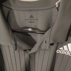 ADIAS MELBOURNE TENNIS POLO (GREY) LARGE