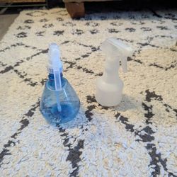 2 Small Plastic Spray Bottles
