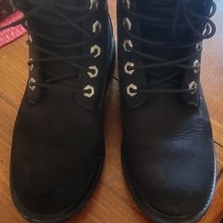 Black Suede Timberland Boots