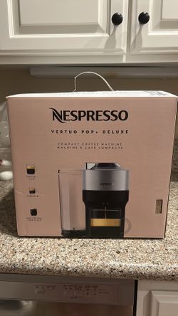 Nespresso Vertuo Pop + Deluxe compact coffee and espresso machine NEW IN BOX