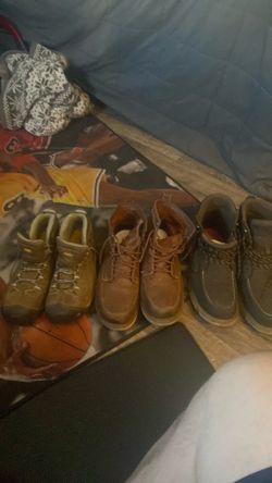 3 pair steel toe work boots size 13 wide