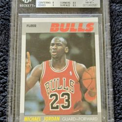 1987-88 Fleer Michael Jordan BGS 8.5 (8, 8.5, 9, 9.5)