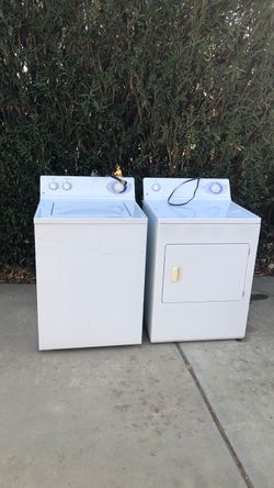 Washer & Gas Dryer ( large capacity )
