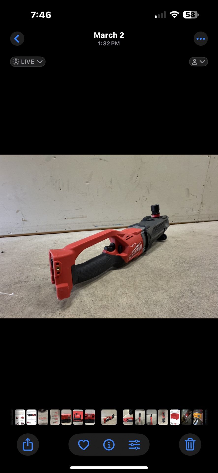 Milwaukee SUPER HAWG 7/16 in. Right Angle Drill (Tool-Only)