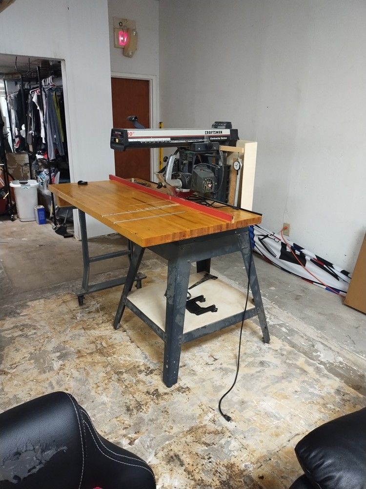 Sears Craftsman 10-Inch Radial Arm Saw With Stand 2.5 HP PICK UP ONLY
