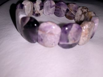 Natural amethyst bracelet