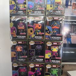 Marvel Blacklight Funko Lot